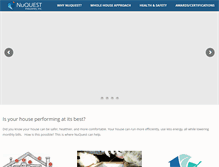 Tablet Screenshot of nuquestindustries.com